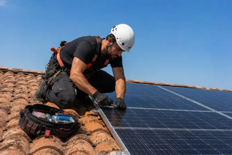 Maintenance et monitoring de panneaux solaires à Hédé-Bazouges